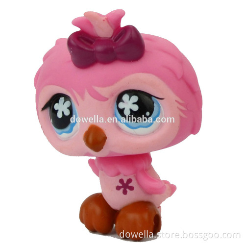 Wholesale Kids Toys Hot Sales Cute Anime Cartoon Little Animal Action Figures Toys Plastic pets figurine